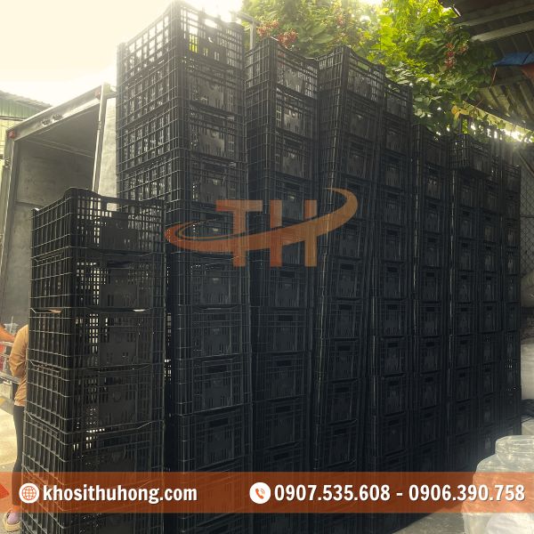 Sóng nhựa hở được thiết kế chịu tải tốt khi xếp chồng nhiều lớp Sóng nhựa hở được thiết kế chịu tải tốt khi xếp chồng nhiều lớp