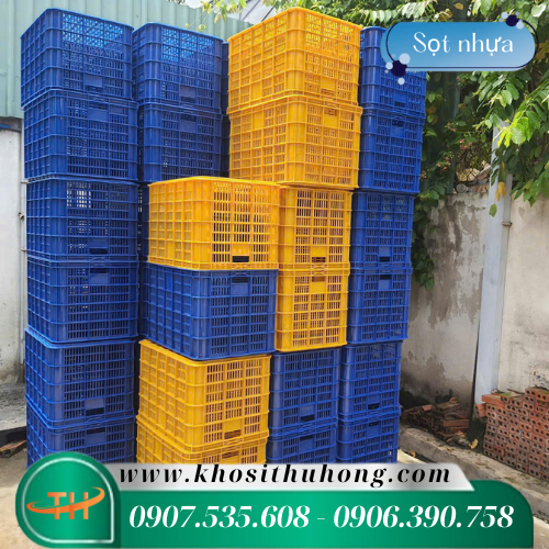 Sọt nhựa đựng trứng gà hay trái cây