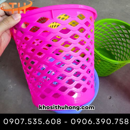 Sọt nhựa tròn đựng rác
