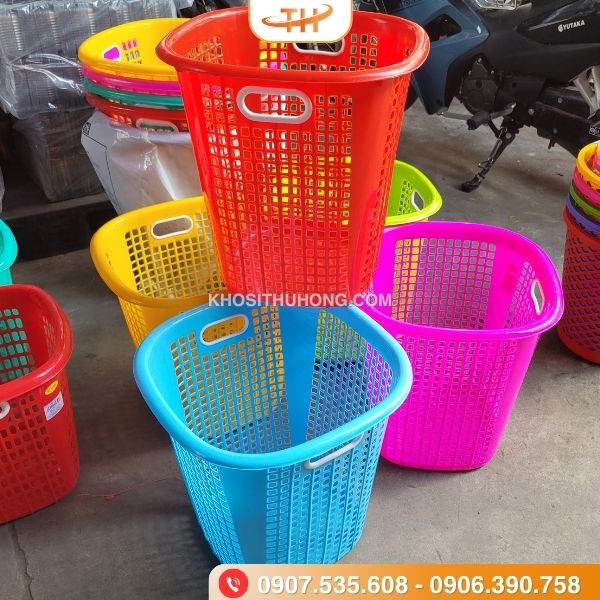 Sọt nhựa vuông có nhiều lựa chọn về màu sắc Sọt nhựa vuông có nhiều lựa chọn về màu sắc