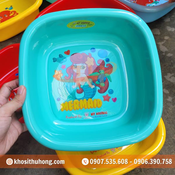 Thau được làm từ nhựa PP an toàn với sức khỏe của trẻ Thau được làm từ nhựa PP an toàn với sức khỏe của trẻ