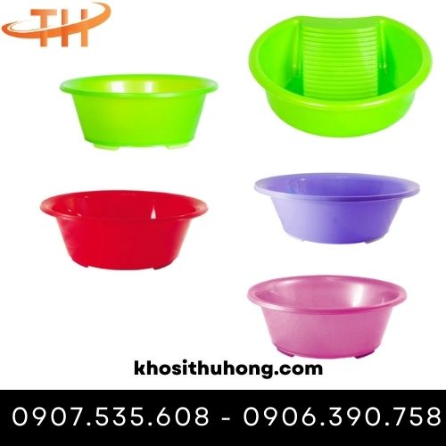 Thau nhựa có đế