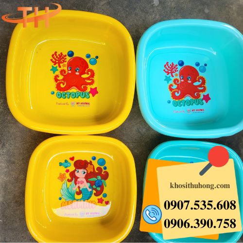 Thau nhựa vuông chính hãng, giá tại xưởng