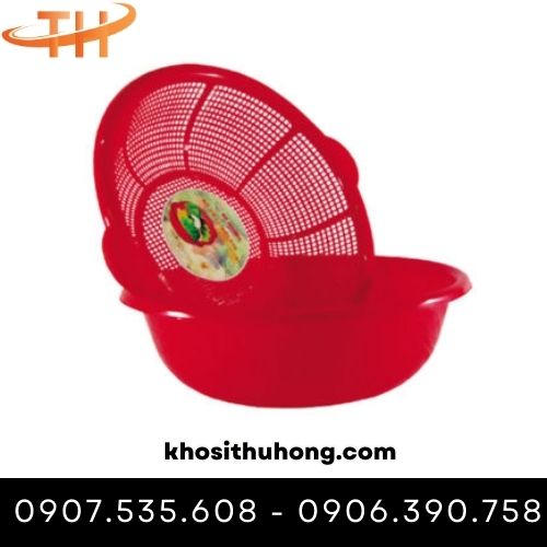 Thau rổ nhựa tròn