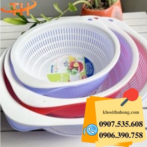 Thau rổ nhựa nhiều kích thước
