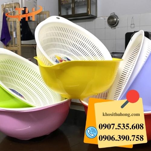 bộ thau rổ nhựa giá sỉ