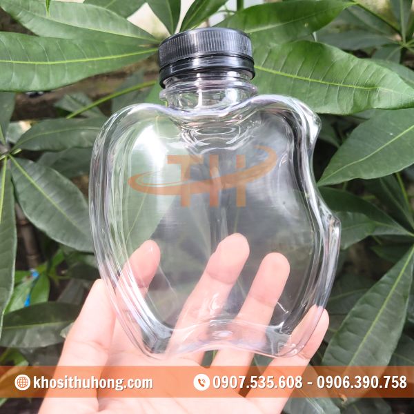 Thiết kế ấn tượng của chai nhựa PET hình trái táo Thiết kế ấn tượng của chai nhựa PET hình trái táo