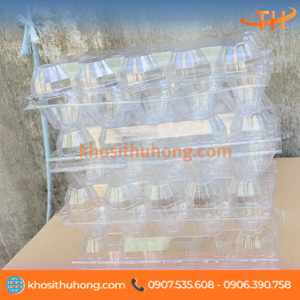 Hộp đựng trứng bằng nhựa có nắp Hộp đựng trứng bằng nhựa có nắp