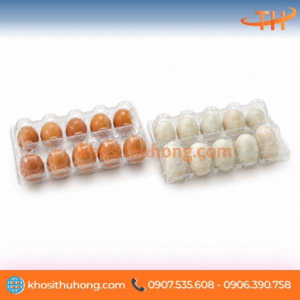 Vỉ đựng trứng gà, trứng vịt 10 quả Vỉ đựng trứng gà, trứng vịt 10 quả