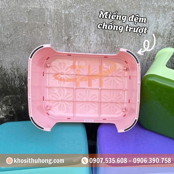 Thiết kế thông minh với miếng đệm chống trượt Thiết kế thông minh với miếng đệm chống trượt