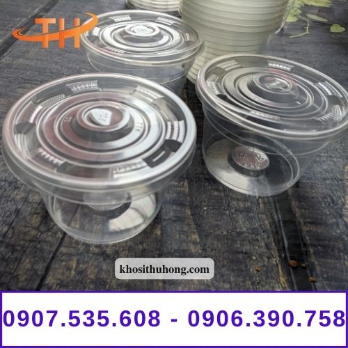 Hộp nhựa tròn có nắp