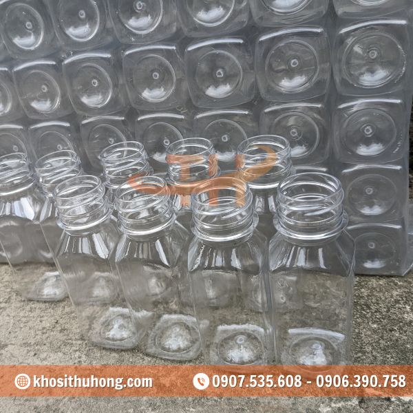 Thu Hồng chuyên cung cấp sỉ chai nhựa vuông chất lượng Thu Hồng chuyên cung cấp sỉ chai nhựa vuông chất lượng