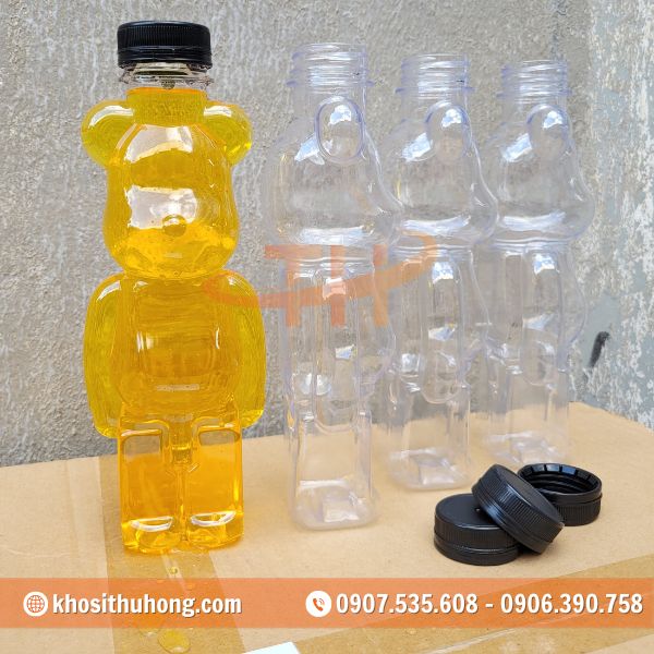 Thu Hồng chuyên sỉ chai hinh gấu với giá thành hợp lý Thu Hồng chuyên sỉ chai hinh gấu với giá thành hợp lý