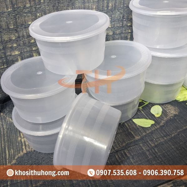 Thu Hồng - Cơ sở cung cấp sỉ thố nhựa tròn PP đựng cháo giá tốt Thu Hồng - Cơ sở cung cấp sỉ thố nhựa tròn PP đựng cháo giá tốt