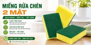 Chuyên sỉ miếng rửa chén 2 mặt chất lượng giá cực tốt