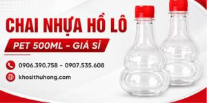 Mua sỉ chai hồ lô nhựa giá rẻ mẫu đẹp giao hàng nhanh