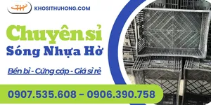 Sóng nhựa hở giá sỉ tận xưởng với mẫu mã đa dạng, nhựa bền