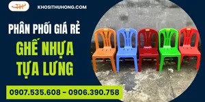 Tổng kho phân phối ghế nhựa tựa lưng chất lượng giá sỉ tốt