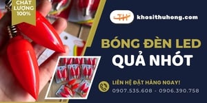 Bóng đèn LED quả nhót nhiều màu sắc, siêu bền, chuyên sỉ giá tốt
