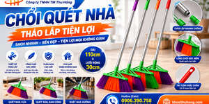 Kho hàng chổi nhựa quét nhà tháo lắp thông minh giá sỉ tận gốc