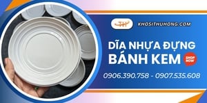 Cung cấp dĩa nhựa ăn bánh kem 14cm dùng một lần tiện lợi 