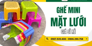 Kho sỉ ghế mini mặt lưới giá tận gốc - Hàng đẹp, giao nhanh