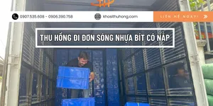 Thu Hồng đi đơn sóng nhựa bít có nắp