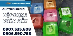 Nơi sỉ hộp đựng khăn giấy uy tín - Nhựa đẹp, giá tốt