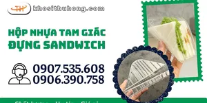 Cung cấp sỉ hộp nhựa tam giác đựng sandwich toàn quốc