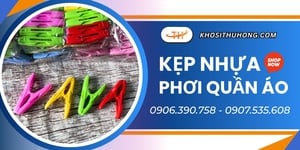 Kẹp nhựa phơi quần áo thiết kế chắc chắn bất chấp mọi điều kiện thời tiết