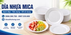 Gợi ý cửa hang bán sỉ dĩa nhựa mica giá rẻ cho gia đình