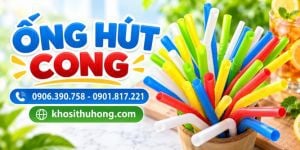 Mua ống hút bẻ cong giá sỉ – nguồn hàng cho quán nước và đại lý