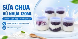 Sữa chua hũ nhựa 120ml giá rẻ, chất lượng tốt