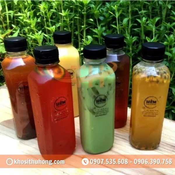 Chai Nhựa Vuông 300ml