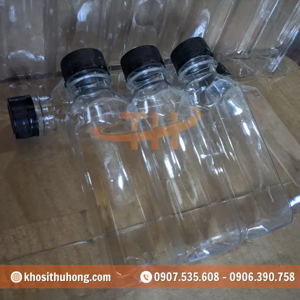 Chai Nhựa Vuông 300ml