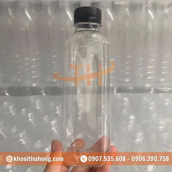 Chai Nhựa Vuông 320ml
