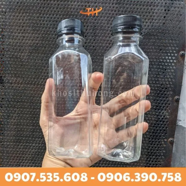 Chai Nhựa Vuông 320ml