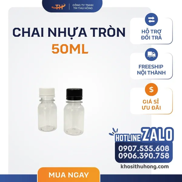 Chai Nhựa 50ml