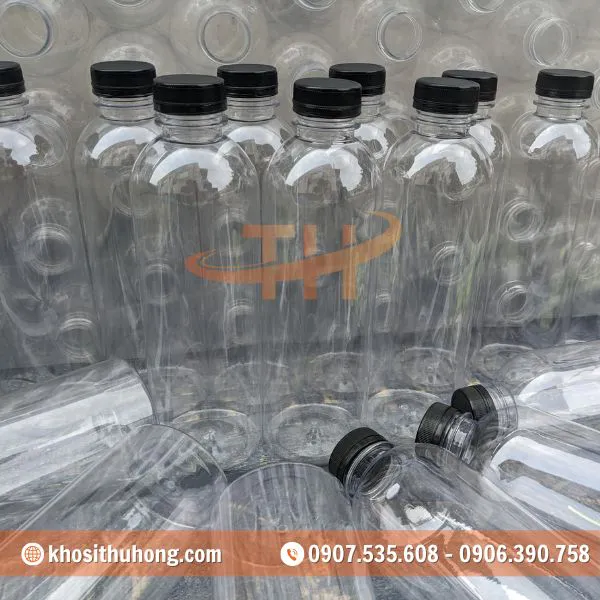 Chai Nhựa Tròn 1 Lít 