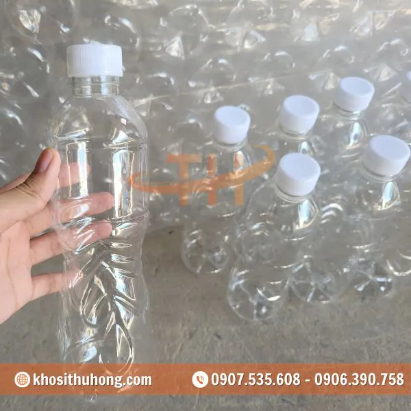 Chai Nhựa PET Đựng Nước Sâm - Vuông/Tròn 330ml, 350ml, 370ml, 400ml, 450ml, 500ml