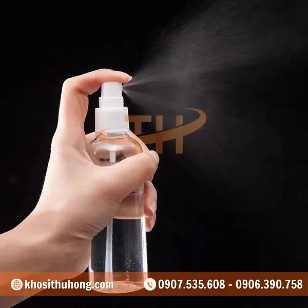 Chai Nhựa PET Xịt Phun Sương - 5ml, 10ml, 15ml, 20ml, 25ml, 30ml, 50ml, 80ml, 100ml, 200ml