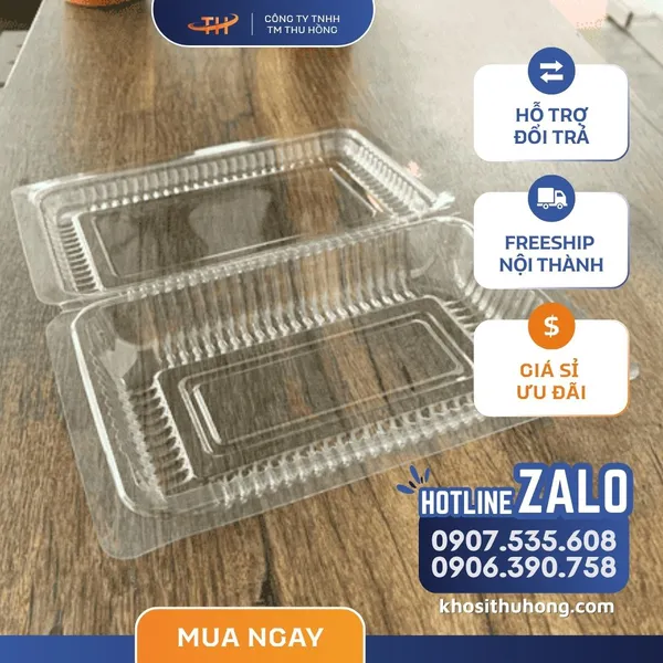 Hộp Nhựa PET H50