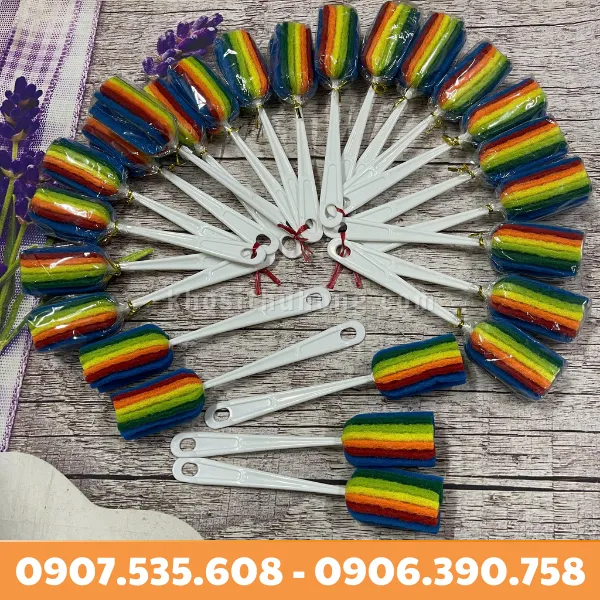 Cây Cọ Rửa Ly 7 Màu