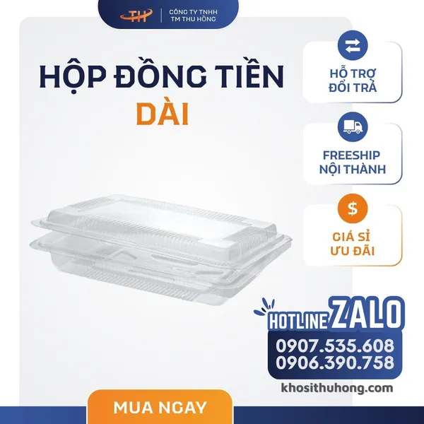 Hộp Nhựa Đồng Tiền 1kg