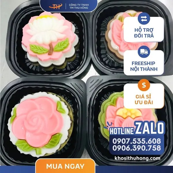Hộp Nhựa Đế Đen HT12
