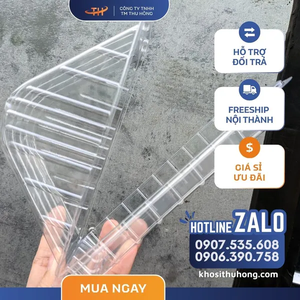 Hộp Nhựa PET Tam Giác H133