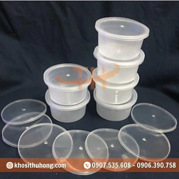 Hũ Nhựa PP Đựng Bánh Flan Số 0, 1, 2, 3