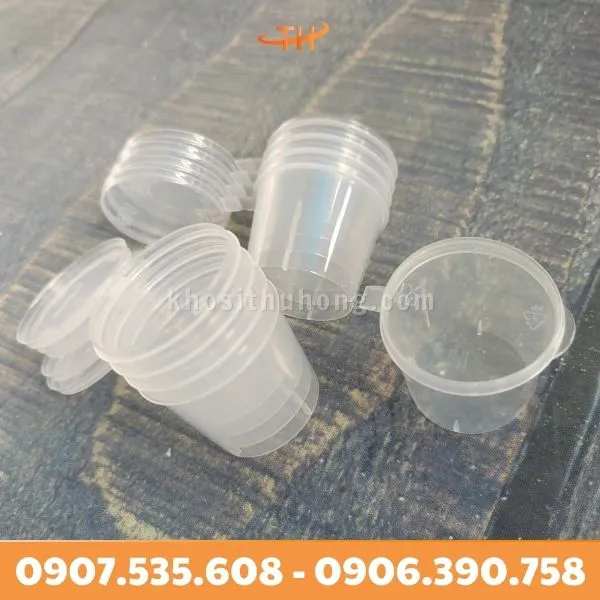 Hũ Đựng Nước Sốt Nắp Liền 1oz, 2oz, 3oz, 4oz