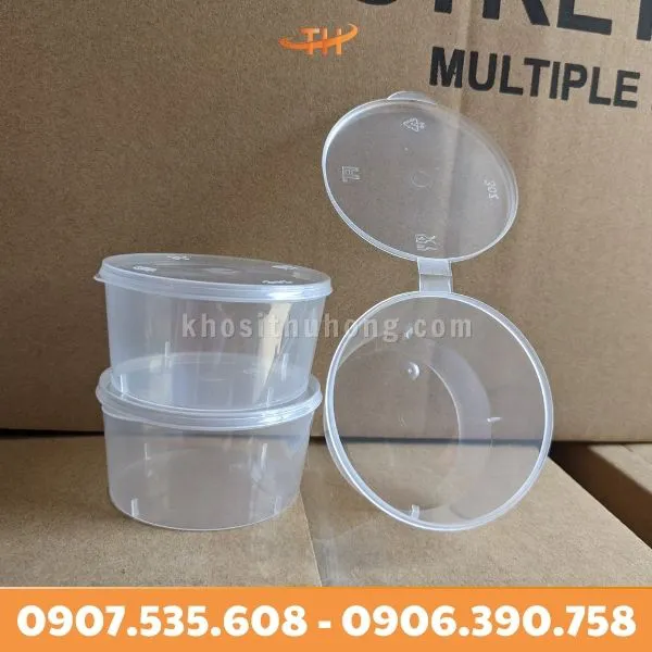 Hũ Đựng Nước Sốt Nắp Liền 1oz, 2oz, 3oz, 4oz
