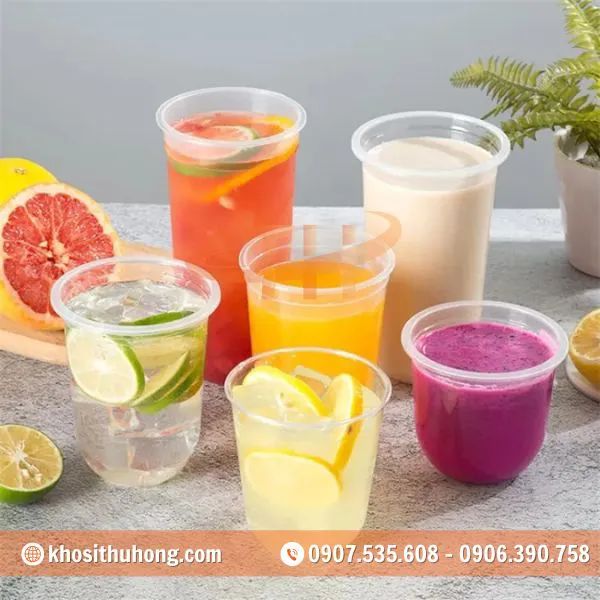 Ly Nhựa PP Đáy Bầu - 360ml, 500ml, 700ml, 1000ml